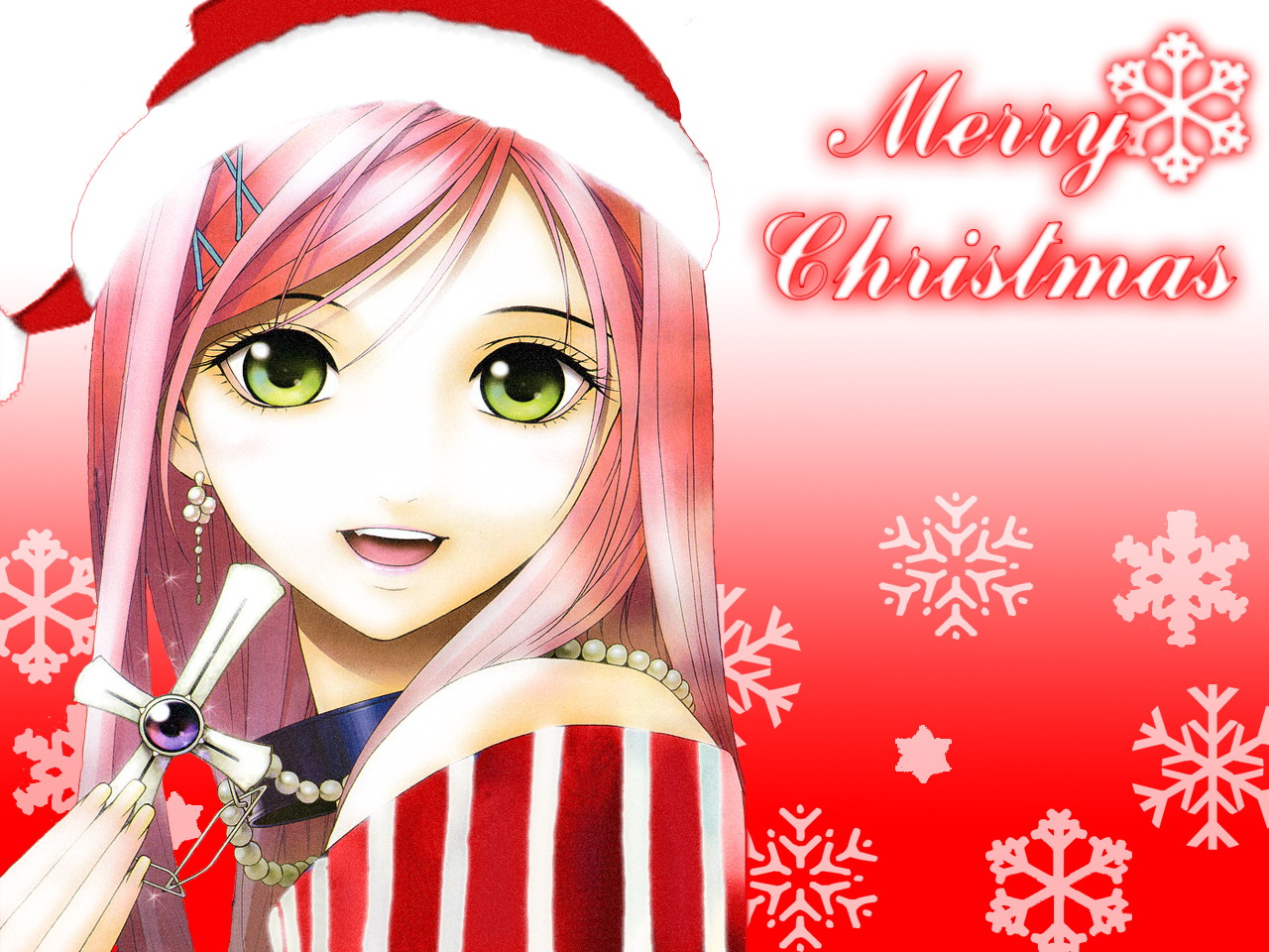 Resultado de imagem para merry christmas anime